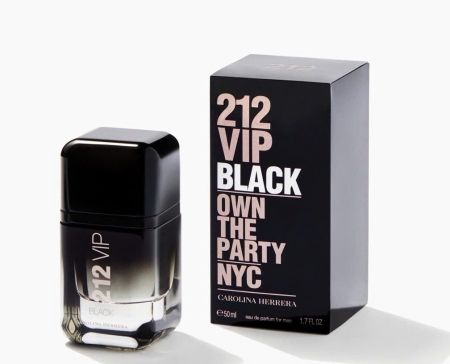 Carolina Herrera 212 VIP Black EDP for men 50ml